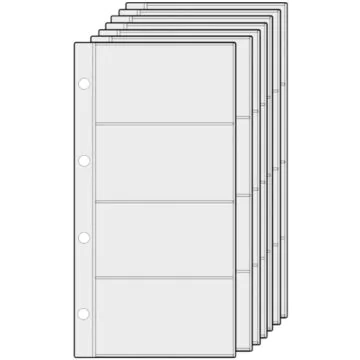 Photo Recharge pour classeur à anneaux pour 80 cartes de visite ALASSIO