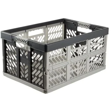 Photo Caisse de rangement pliante - 45 litres - Gris / Anthracite KEEEPER Ben
