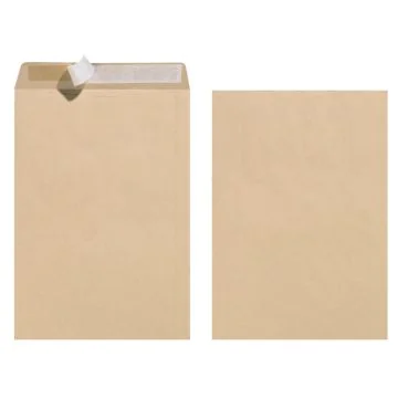 Photo Lot de 25 Enveloppes d'expédition - Marron - C4 : HERLITZ  10900744