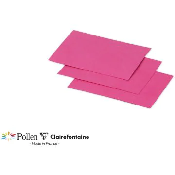 Photo POLLEN : Carte de papier Rose fuchsia - Format 70 x 95 mm 11224C