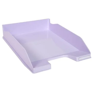 Photo Corbeille à courrier Combo Midi - Mauve pastel EXACOMPTA Aquarel