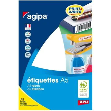 Photo Pastilles adhésives rondes - 19 mm - Blanc AGIPA