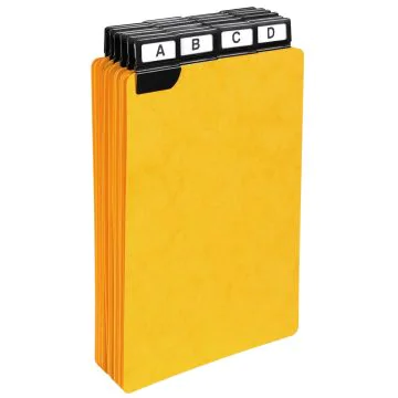 Photo Guides alphabétiques - Pour fiches 148 x 105 mm Portrait EXACOMPTA Lot de 24 Image