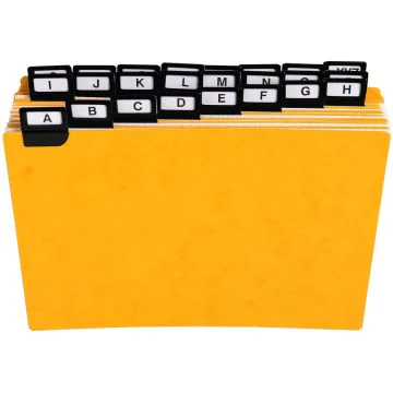 Photo Guides alphabétiques - Pour fiches 148 x 210 mm - Format Paysage EXACOMPTA Lot de 24 Image