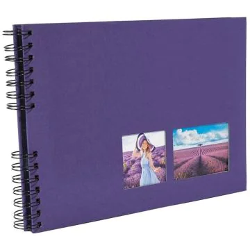 Photo Album photos à spirales - 320 x 220 mm - Violet EXACOMPTA Milano