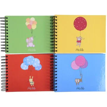 Photo Album photos à spirales - 230 x 160 mm - 50 photos - Assortiment EXACOMPTA Hello Image