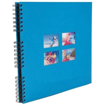 Photo Album photos à spirales - 320 x 320 mm - Bleu EXACOMPTA Milano