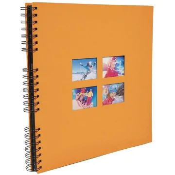 Photo Album photos à spirales - 320 x 320 mm - Orange EXACOMPTA Milano