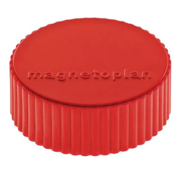 Photo Aimants ronds - 34 mm - Rouge MAGNETOPLAN Discofix Lot de 10 Affichage