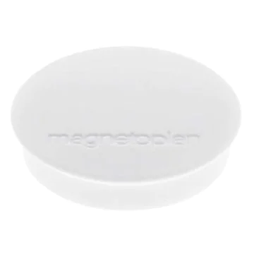 Photo Lot de 10 Aimants ronds Discofix - 30 mm - Blanc : MAGNETOPLAN 1664200