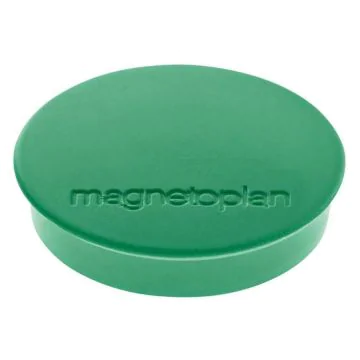 Photo Lot de 10 Aimants ronds Discofix - 30 mm - Vert : MAGNETOPLAN 1664205