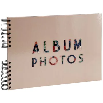 Photo Album photos à spirales - 320 x 220 mm - Rose EXACOMPTA Tropical Image