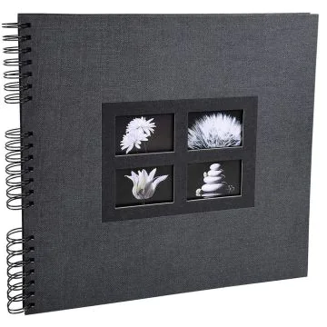 Photo Album photos à spirales - 320 x 320 mm - Noir EXACOMPTA Passion