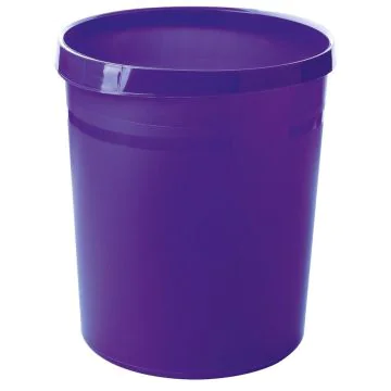 Photo Corbeille à papier 18 litres Grip - Lilas : HAN 18190-57