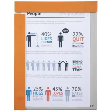 MAUL : Porte-bloc à pince  Noir Format A4 Noir  23352-90