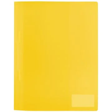 Photo Chemise à lamelles A4 en PP translucide - Jaune HERMA