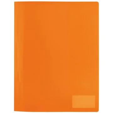 Photo Chemise à lamelles A4 en PP translucide - Orange HERMA