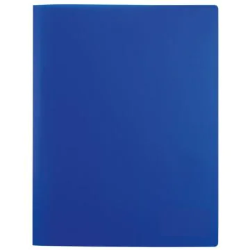 Photo Chemise à lamelles A4 en PP translucide - Bleu Foncé HERMA