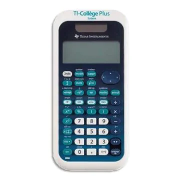 Photo TEXAS INSTRUMENTS Calculatrice Solaire TI-Collège PLUS