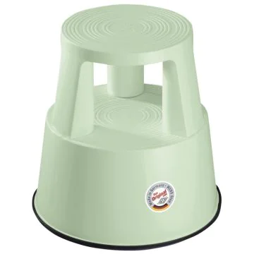 Photo Tabouret marche pied à roulettes - Vert pâle WEDO