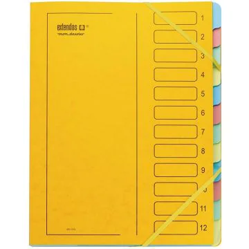 Photo TRIEUR Jaune de 12 compartiments Extendos 22312