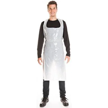 Photo ablier étanche à bavette - 35 microns - Blanc - 700 x 1250 mm HYGONORM Image