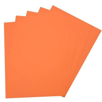 Caoutchouc mousse - Orange - 290 x 400 mm : FOLIA Image