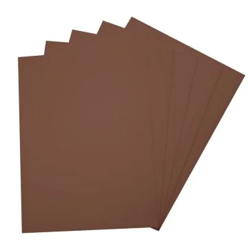 Caoutchouc mousse - Marron choco - 290 x 400 mm : FOLIA Image