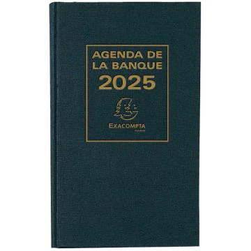 Agenda de Banque 2025 - 175 x 280 mm EXACOMPTA 2 volumes