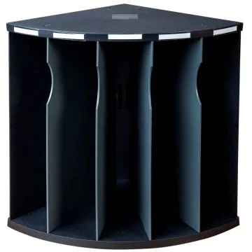 Photo Trieur d'angle - 5 compartiments - A4 - Noir/Gris EXACOMPTA ECOBlack