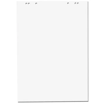 Photo Bloc de papier pour tableau de conférence - Blanc Uni LANDRÉ