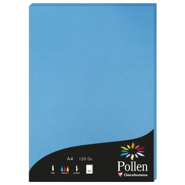 Photo Feuille de couleur Bleu turquoise 210 x 297 mm A4 POLLEN 4211C