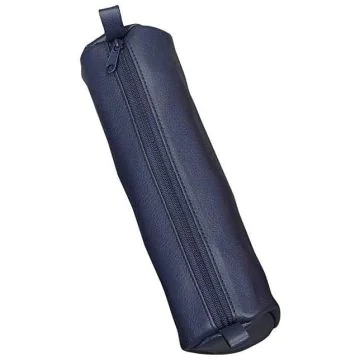 Photo ALASSIO : Trousse pour stylos en cuir - Bleu 43139