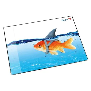 Image Sous-mains de bureau - 400 x 530 mm - Requin doré LAUFER