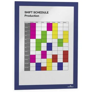 Photo Cadre d'affichage magnétique - Bleu foncé DURABLE 