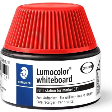 Photo STAEDTLER : Recharge marqueur Lumocolor 351/351B - Rouge feutre