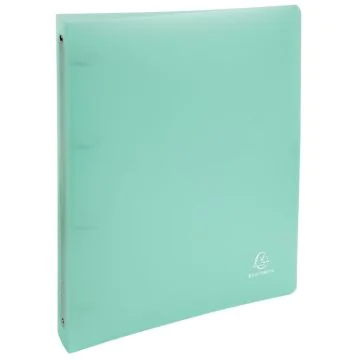 Photo Classeur semi-rigide - 4 anneaux de 30 mm - Vert EXACOMPTA Chromaline Pastel