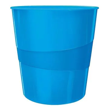 Photo Corbeille à papier 15 litres - Bleu LEITZ WOW 5278-10-36 Déchets 