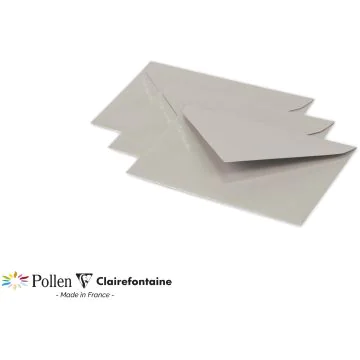 photo Enveloppe POLLEN Argent Format  75 x 100 mm 54070C