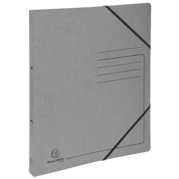 Photo Classeur 2 anneaux - Carte imprimée - Dos 20 mm - Gris EXACOMPTA
