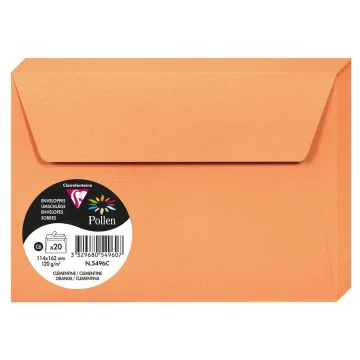 Photo Enveloppe POLLEN Clémentine Format  114 x 162 mm 5496C