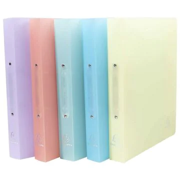 Photo Classeur semi-rigide - 2 anneaux de 30 mm - Assortiment EXACOMPTA Chromaline Pastel
