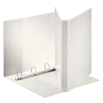 Photo Classeur personnalisable avec 3 Pochettes - Blanc - 4 anneaux de 20 mm : ESSELTE