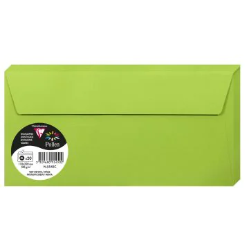 Photo Enveloppes - Format DL 110 x 220 mm - Vert menthe POLLEN