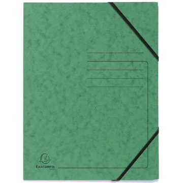 Photo Chemise imprimée à élastiques - Sans rabat - Vert EXACOMPTA Image