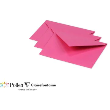 Photo Enveloppe POLLEN Rose fuchsia Format  75 x 100 mm 5570C