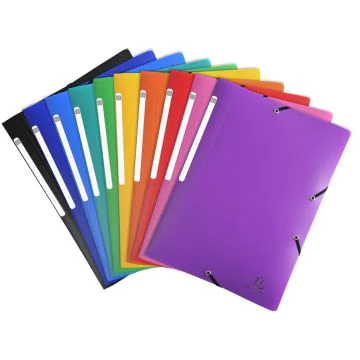 Photo Chemise à élastiques en PP - Assortiment EXACOMPTA 55840E Image