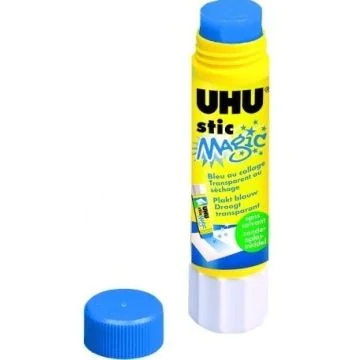 Photo UHU : Bâton de colle stick Magic coloré 75  - 8,2 g