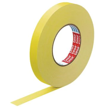 Photo TESA : Ruban adhésif en toile extra Power Jaune - fixation 57230-00003-01 