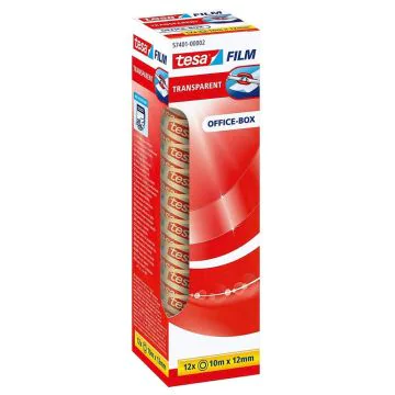 Photo Ruban adhésif transparent  - 12 mm x 10 m photo TESA